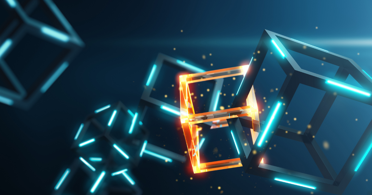 Geometric figures with light effects